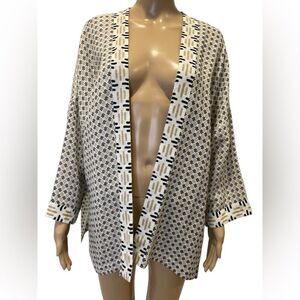 Ann Taylor Patterned Open Front Kimonosize M/L
